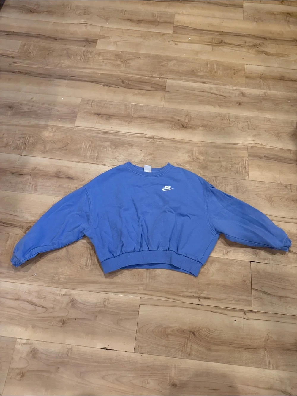 Nike kids Cropped Crewneck Sweatshirt - Royal Blue